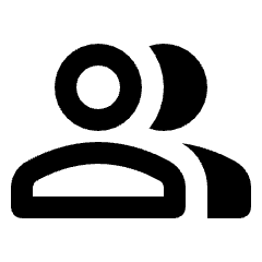 Group Icon from Rounded Line - Material Pro Set