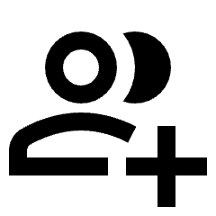 Group Add Icon from Outlined Line - Streamline Material Set