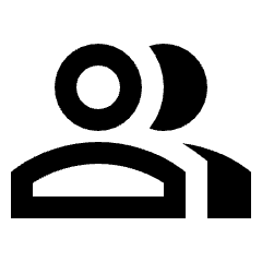 Group Icon from Sharp Line - Material Pro Set