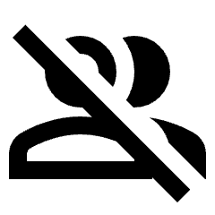 Group Off Icon from Outlined Line - Streamline Material Set