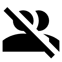 Group Off Fill Icon from Sharp Fill - Streamline Material Set