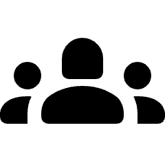 Groups 2 Fill Icon from Rounded Fill - Streamline Material Set