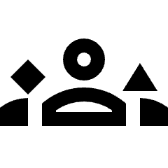 Groups 3 Icon from Sharp Line - Streamline Material Set