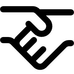 Handshake Icon from Rounded Line - Streamline Material Set