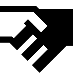 Handshake Fill Icon from Sharp Fill - Streamline Material Set