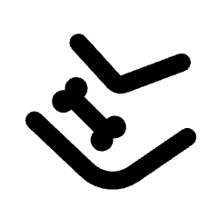 Humerus Alt Icon from Rounded Line - Streamline Material Set