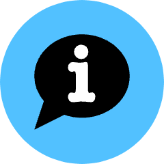 Information Bubble Icon from Kameleon Pop Set