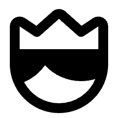 King Fill Icon from Rounded Fill - Material Pro Set