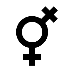 Lesbian Alt Icon from Sharp Line - Streamline Material Set