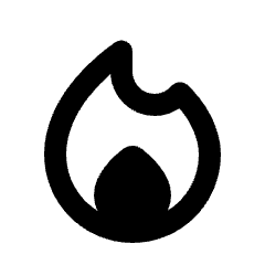 Local Fire Department Icon from Rounded Line - Streamline Material Set