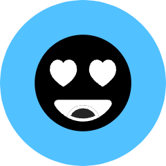 Love Smiley Icon from Kameleon Pop Set