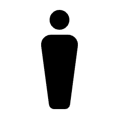 Man 4 Icon from Rounded Line - Material Pro Set