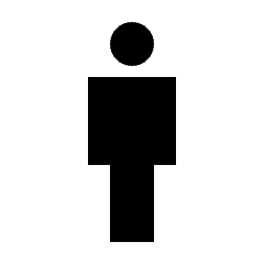 Man Fill Icon from Sharp Fill - Material Pro Set