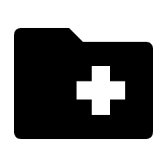 Medical Folder Fill Icon from Outlined Fill - Streamline Material Set