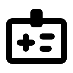 Medical Information Icon from Rounded Line - Material Pro Set