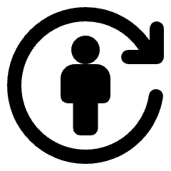 Metabolism Fill Icon from Rounded Fill - Streamline Material Set
