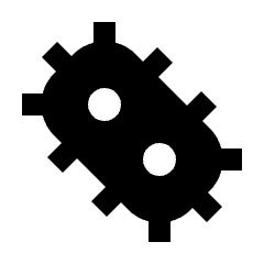 Microbiology Fill Icon from Outlined Fill - Material Pro Set