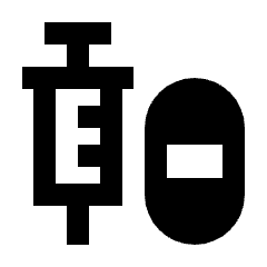 Mixture Med Fill Icon from Sharp Fill - Streamline Material Set