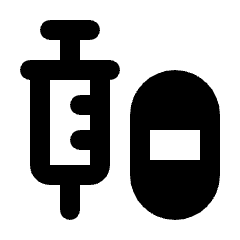 Mixture Med Fill Icon from Rounded Fill - Streamline Material Set