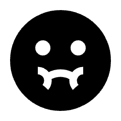 Mood Nausea Fill Icon from Sharp Fill - Streamline Material Set