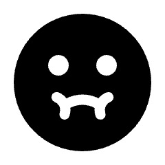 Mood Nausea Fill Icon from Rounded Fill - Streamline Material Set