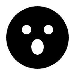 Mood Surprised Fill Icon from Sharp Fill - Material Pro Set