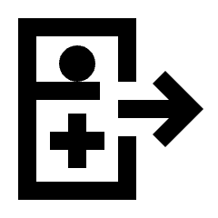 Moving Beds Icon from Sharp Line - Streamline Material Set