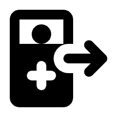 Moving Beds Fill Icon from Rounded Fill - Material Pro Set