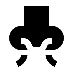 Nose Smell Fill Icon from Sharp Fill - Material Pro Set