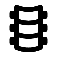 Orthopedics Icon from Outlined Line - Streamline Material Set