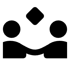 Partner Exchange Fill Icon from Rounded Fill - Streamline Material Set