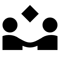 Partner Exchange Fill Icon from Sharp Fill - Streamline Material Set