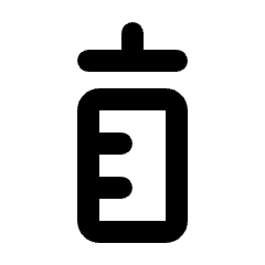 Pediatrics Icon from Rounded Line - Streamline Material Set