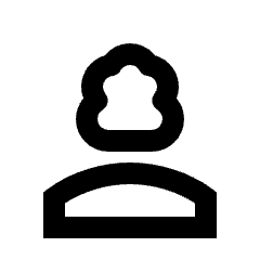 Person 3 Icon from Sharp Line - Streamline Material Set