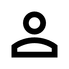 Person Icon from Sharp Line - Material Pro Set