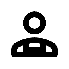 Person Apron Icon from Rounded Line - Streamline Material Set