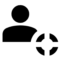 Person Away Fill Icon from Outlined Fill - Streamline Material Set