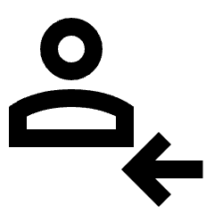 Person Follower Icon from Sharp Line - Streamline Material Set