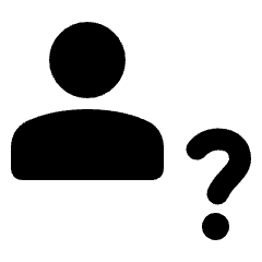Person Info Fill Icon from Rounded Fill - Streamline Material Set