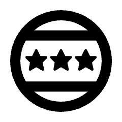 Politics Compaign Icon from Rounded Line - Streamline Material Set