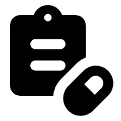 Prescriptions Fill Icon from Rounded Fill - Material Pro Set