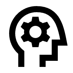 Psychology Icon from Sharp Line - Streamline Material Set