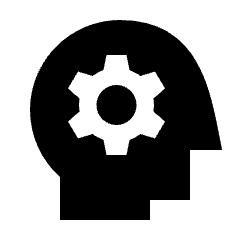 Psychology Fill Icon from Sharp Fill - Streamline Material Set