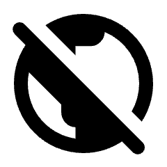 Public Off Fill Icon from Rounded Fill - Streamline Material Set