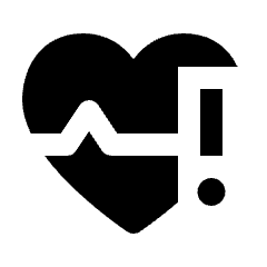 Pulse Alert Fill Icon from Outlined Fill - Streamline Material Set