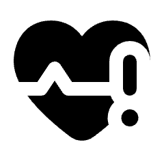 Pulse Alert Fill Icon from Rounded Fill - Streamline Material Set