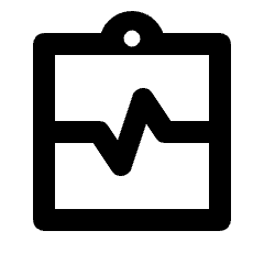 Pulse Record Icon from Outlined Line - Streamline Material Set