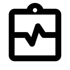 Pulse Record Icon from Rounded Line - Streamline Material Set