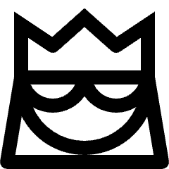 Queen Icon from Outlined Line - Streamline Material Set