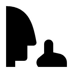 Quiet Zone Fill Icon from Outlined Fill - Streamline Material Set